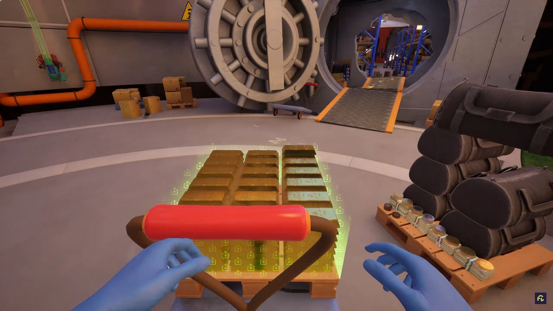 The Vault in Cash Cleaner Simulator (Image via Forklift Interactive || Digital Pajamas)